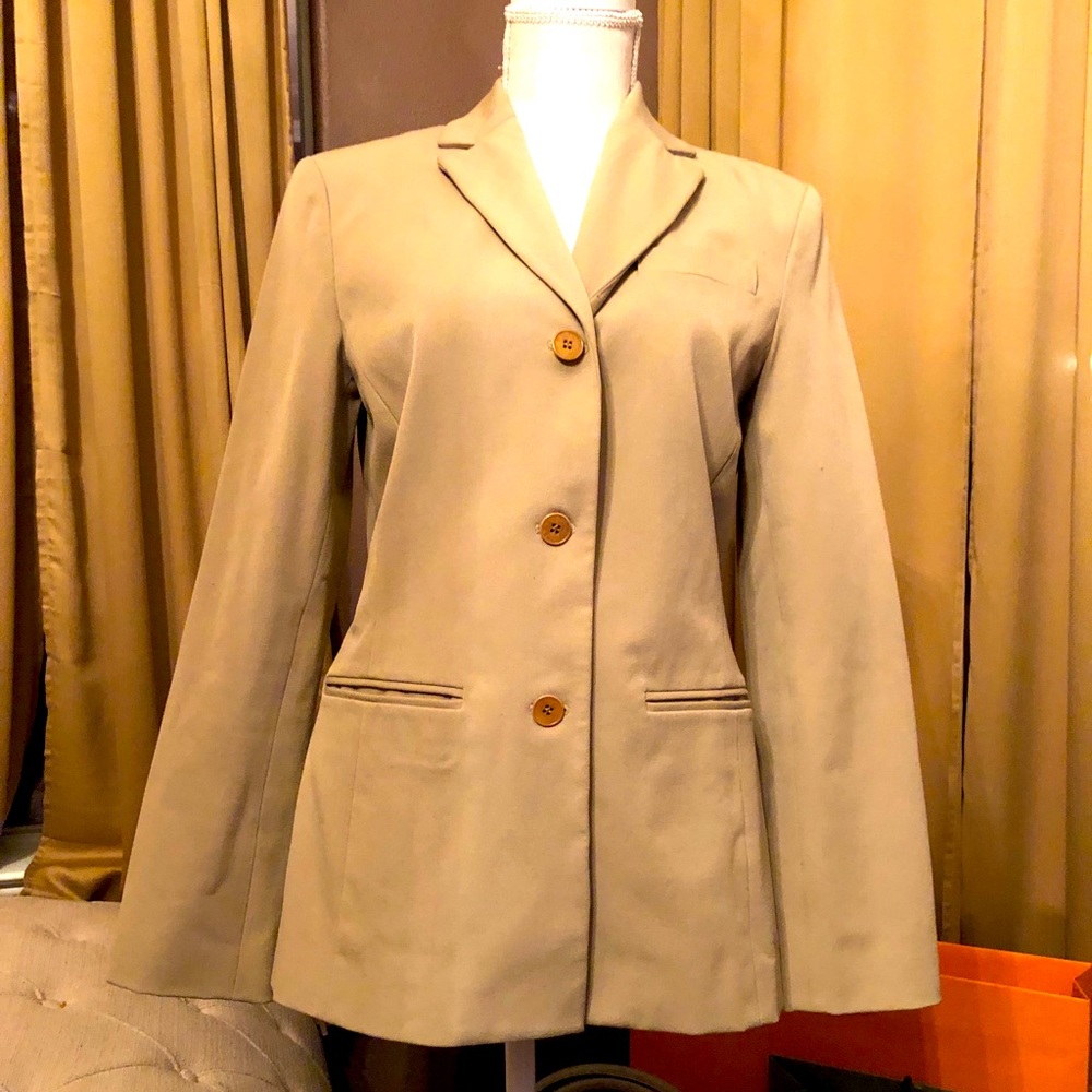 🛍️3/$25 SALE🛍️The Limited Khaki Blazer Suit Jacket